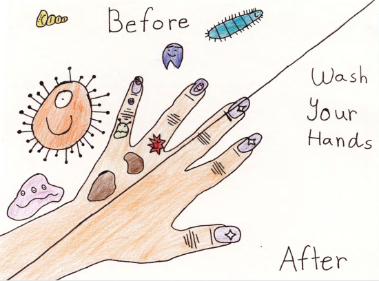 Handwashing poster by Ellah from Palisade